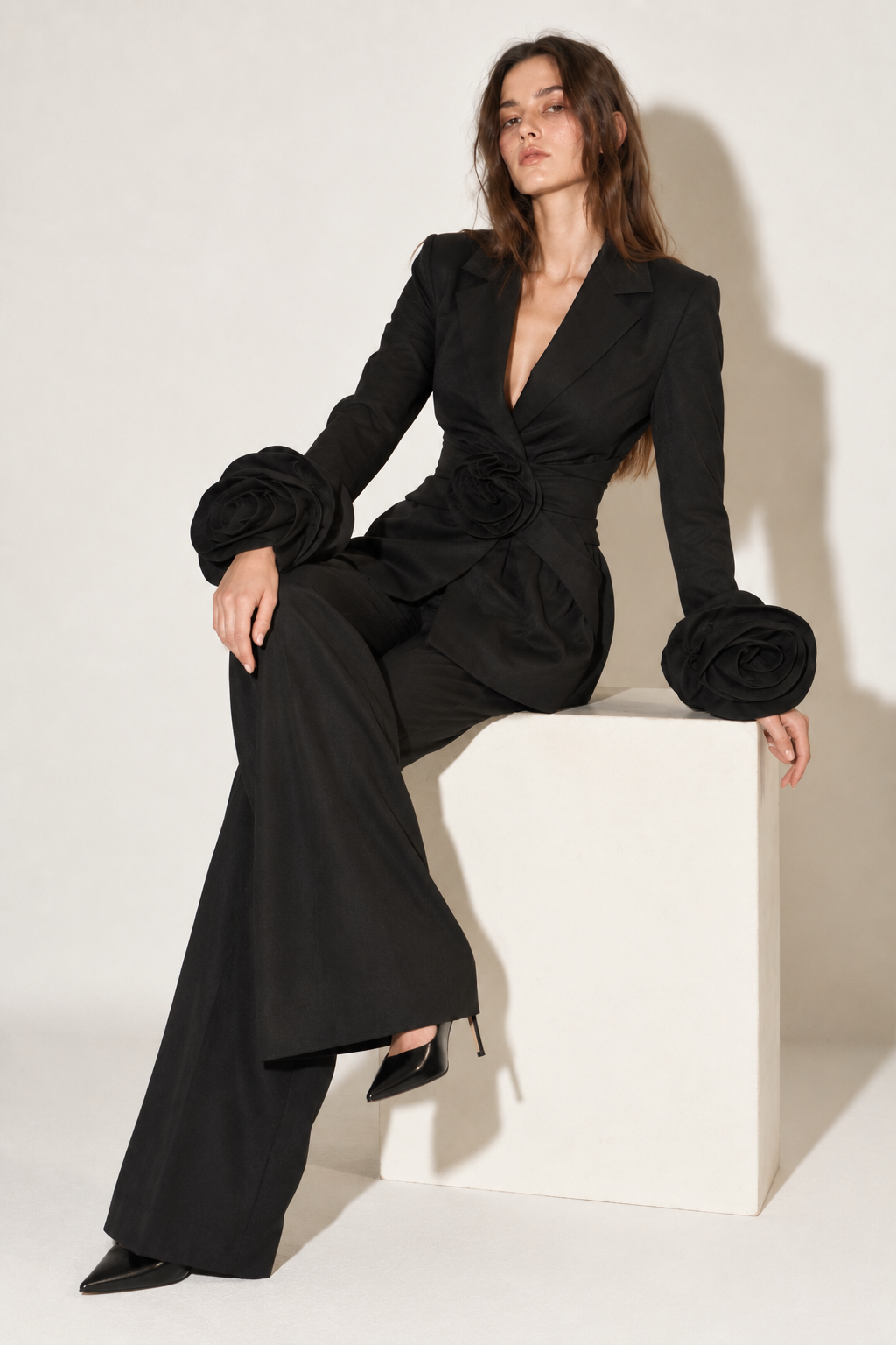 The Rosette Blazer Set