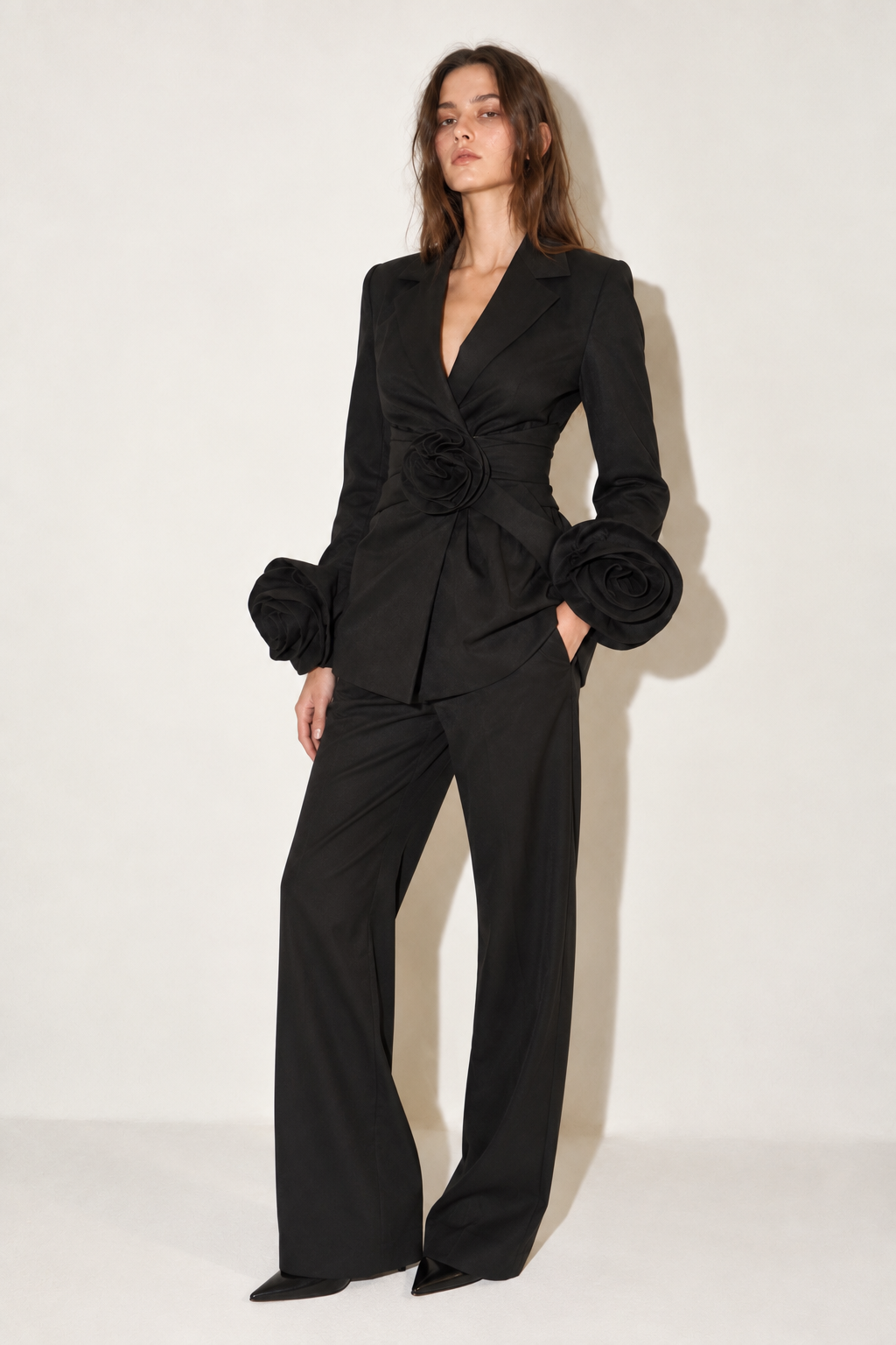 The Rosette Blazer Set