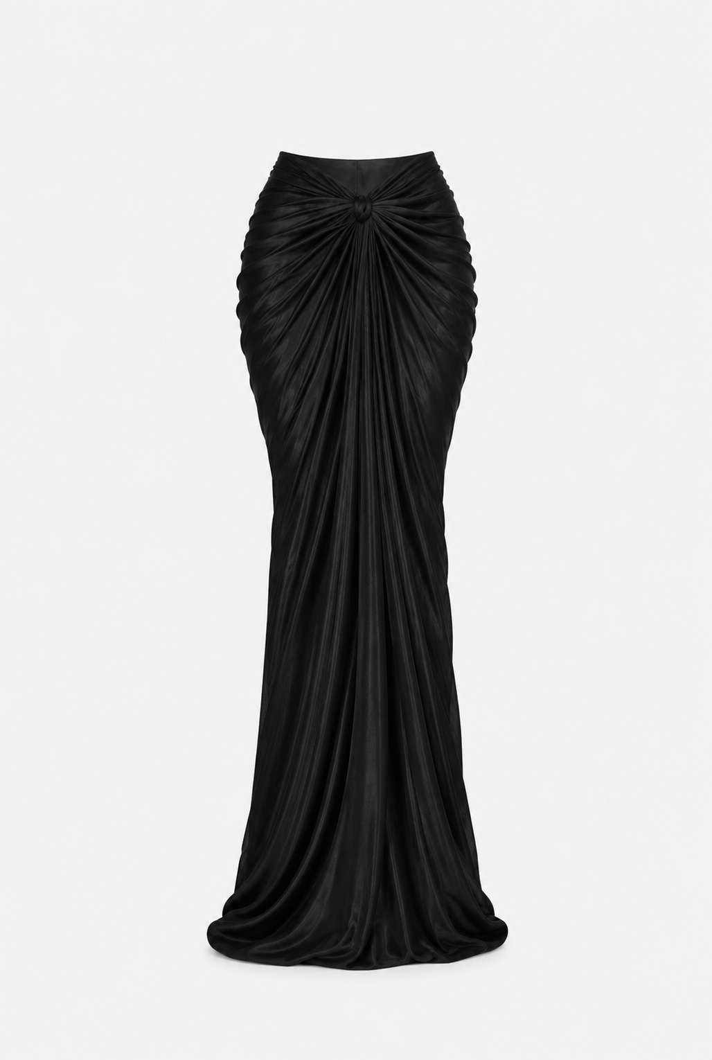 Satin Drape Skirt