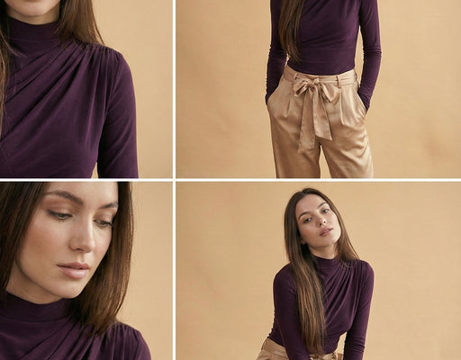 Asymmetrical Gather Bodysuit