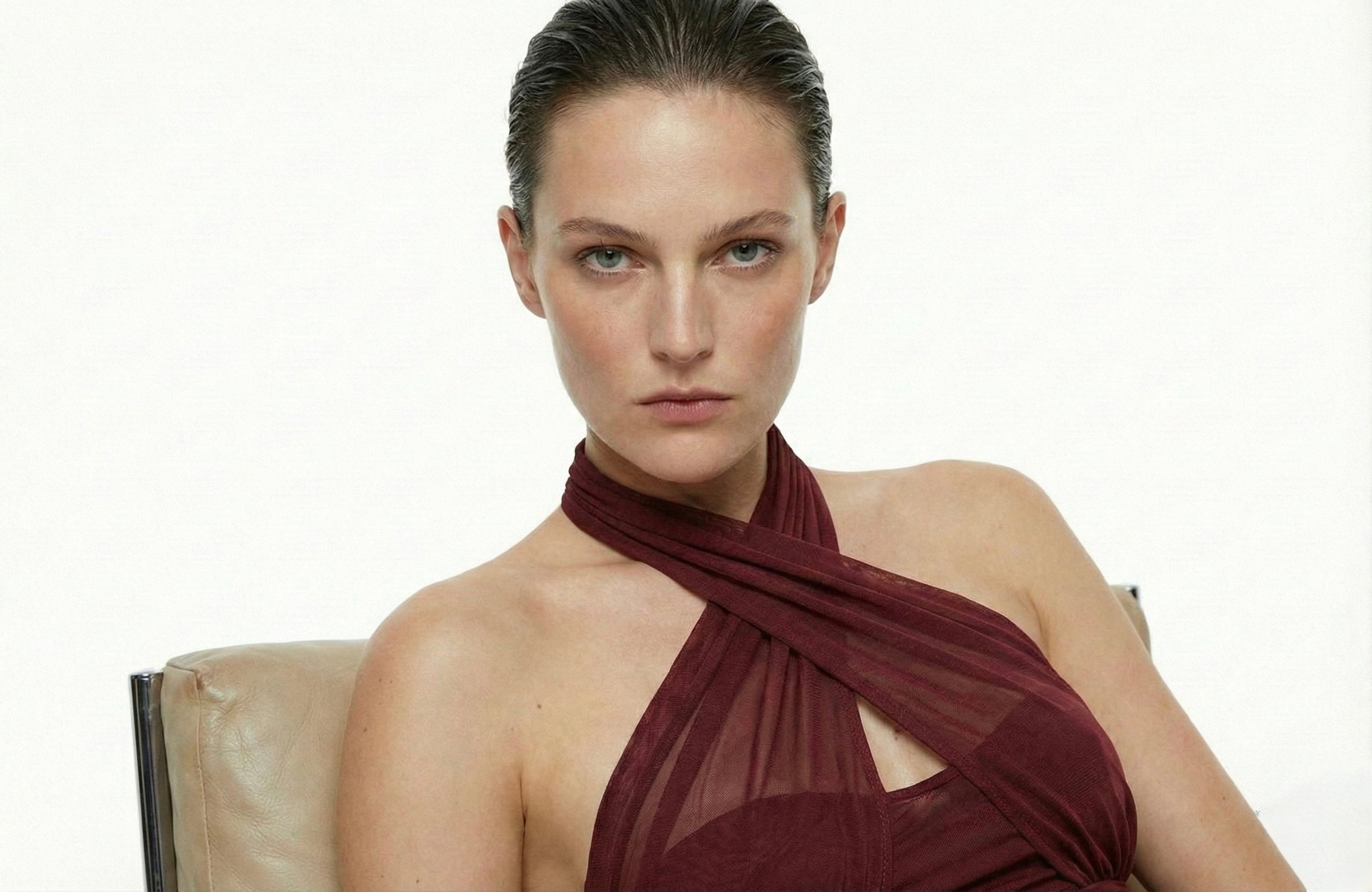 Sculpted Wine Bodysuit