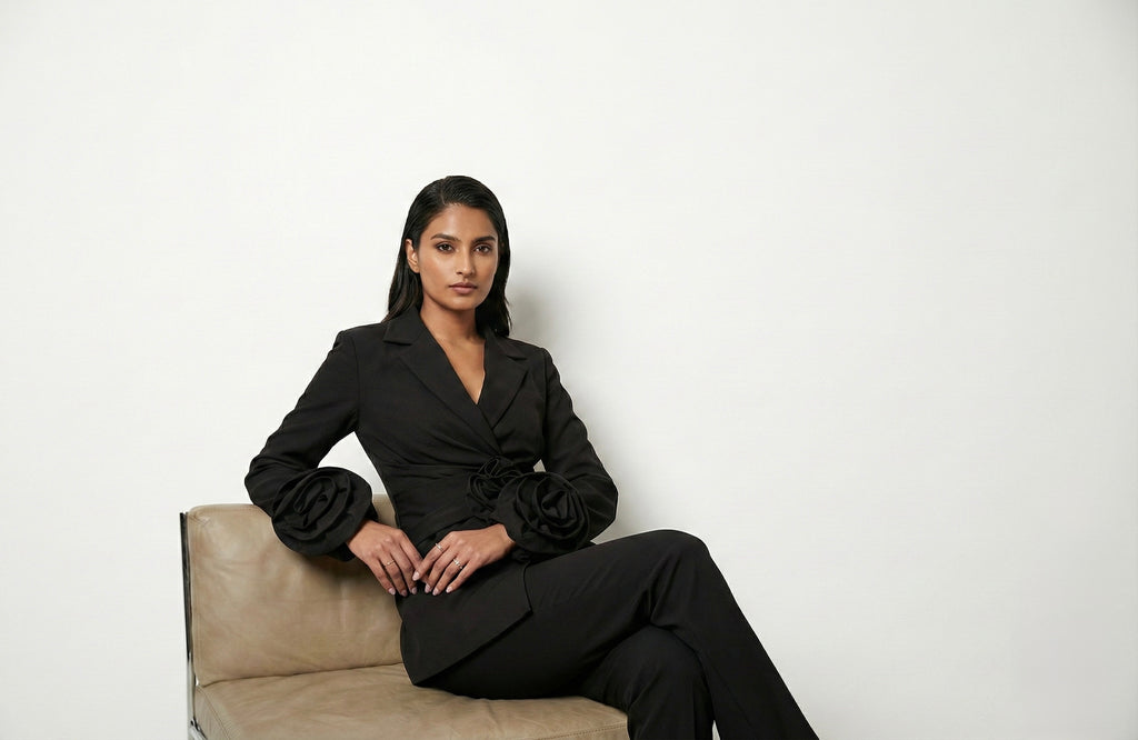 The Rosette Blazer Set