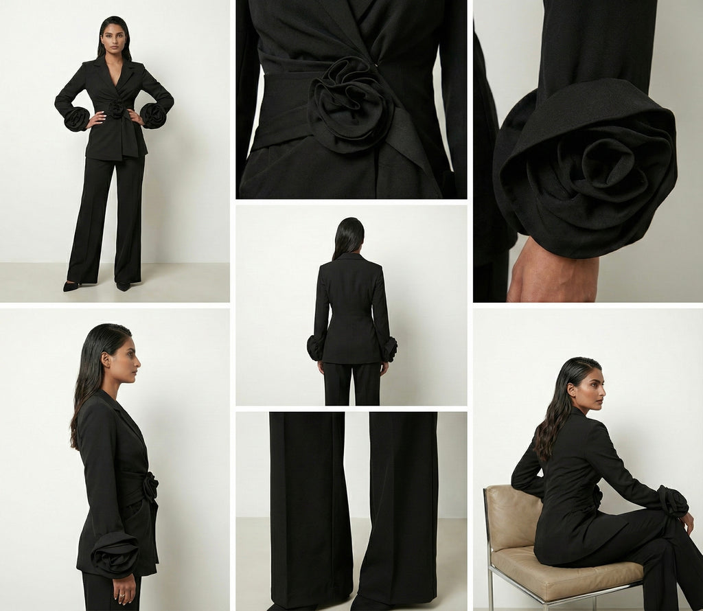 The Rosette Blazer Set