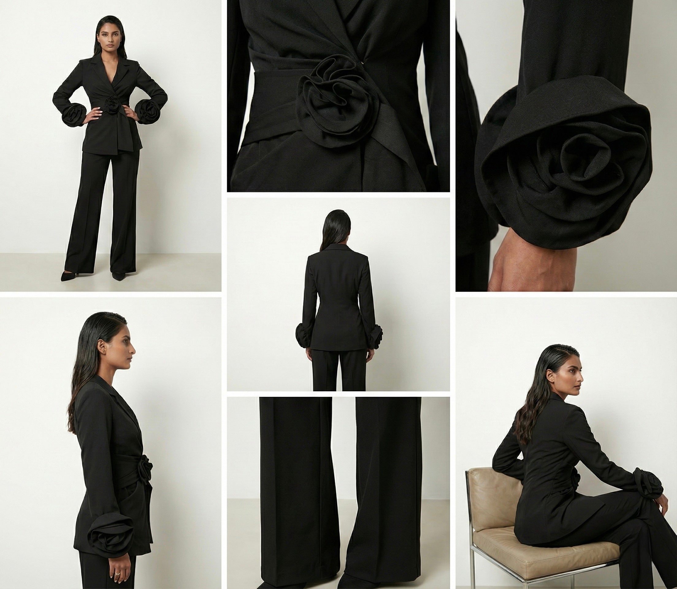 The Rosette Blazer Set