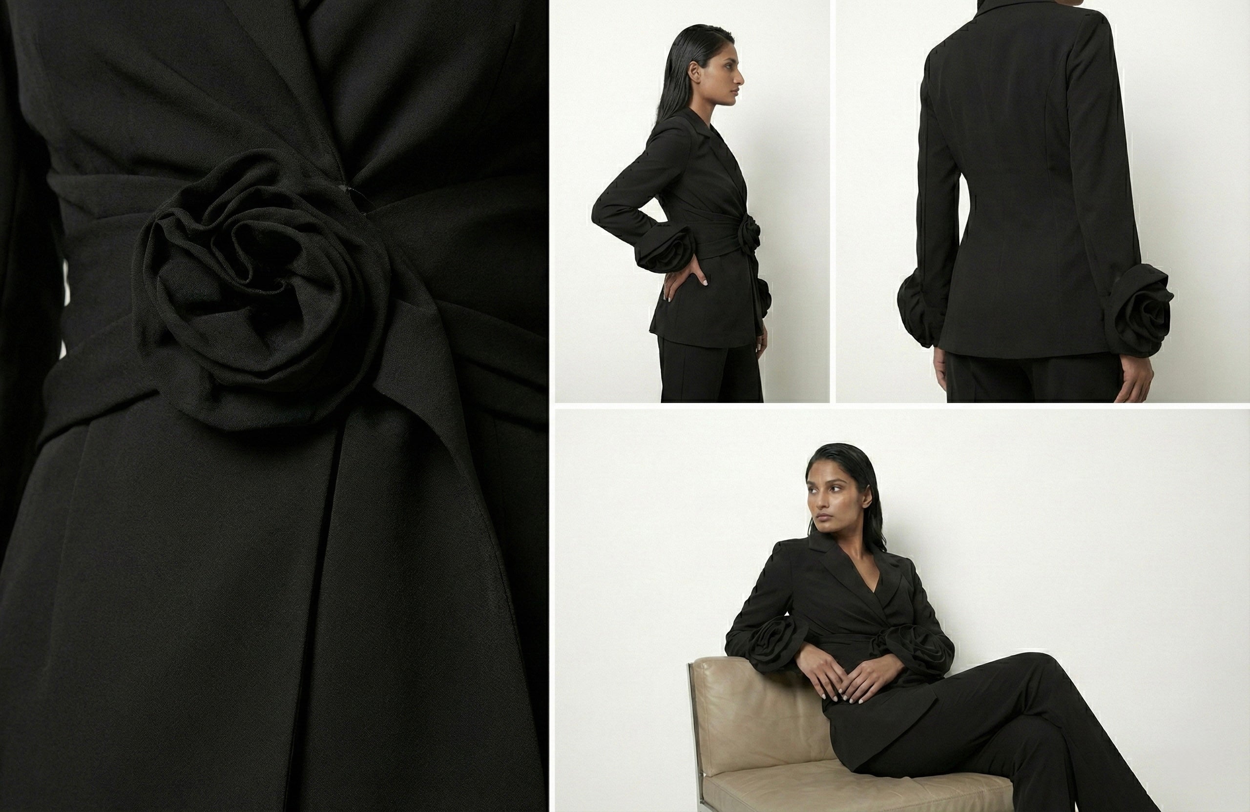 The Rosette Blazer Set